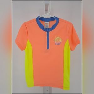 Gymboree short sleeve colorblock rashguard